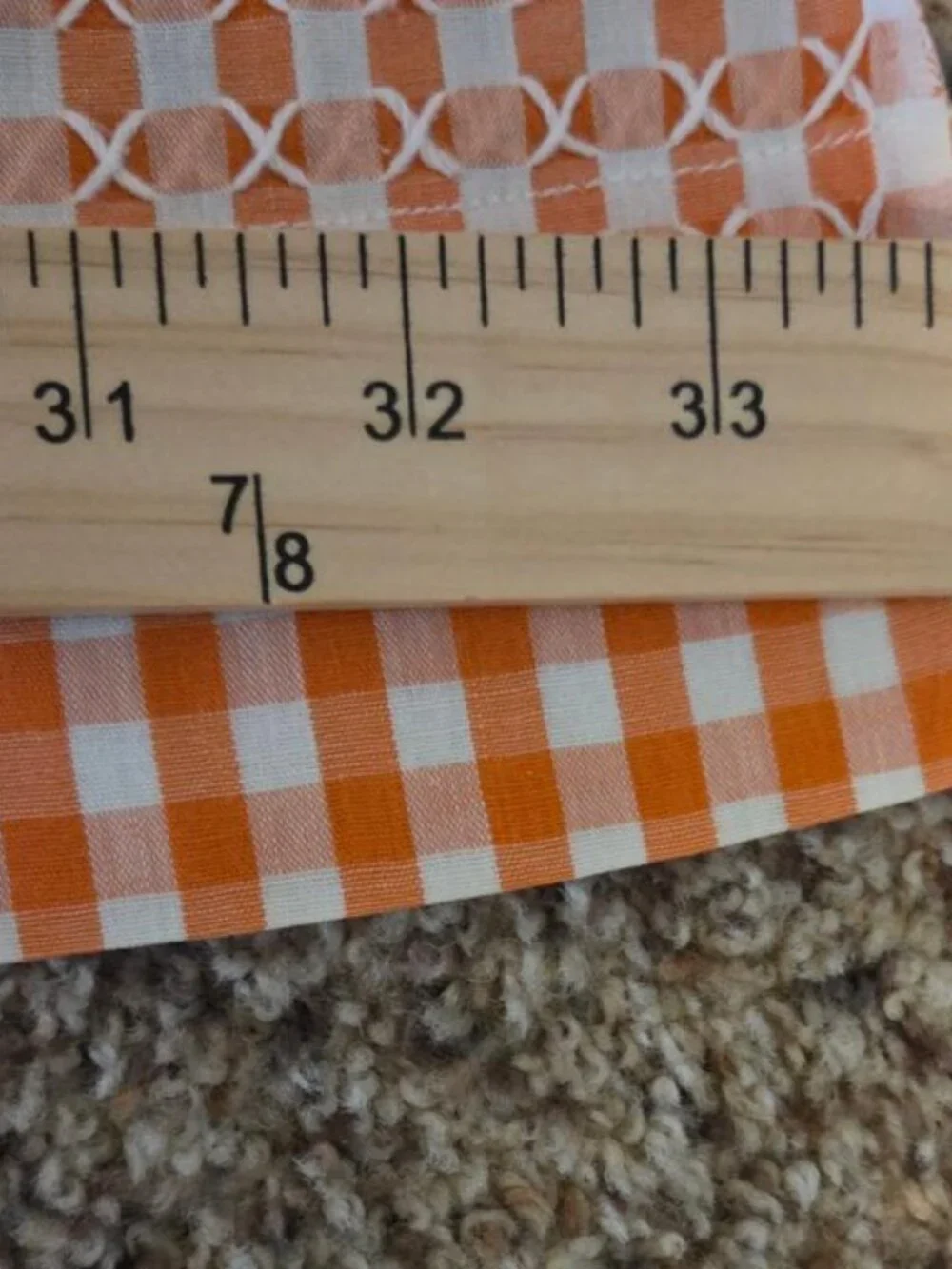 Handmade beautiful orange